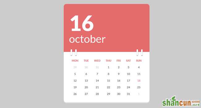 calendar-codepen