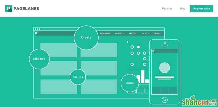 flat web design 11 2014年50个年度最佳扁平风格网站设计