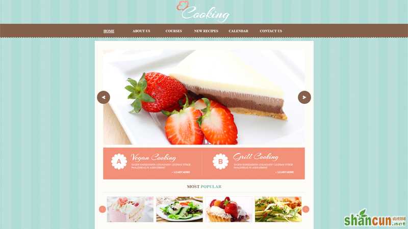 Cooking Website Template