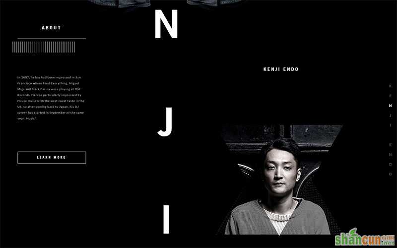 Kenji Endo in Best Creative Website Designs of 2014