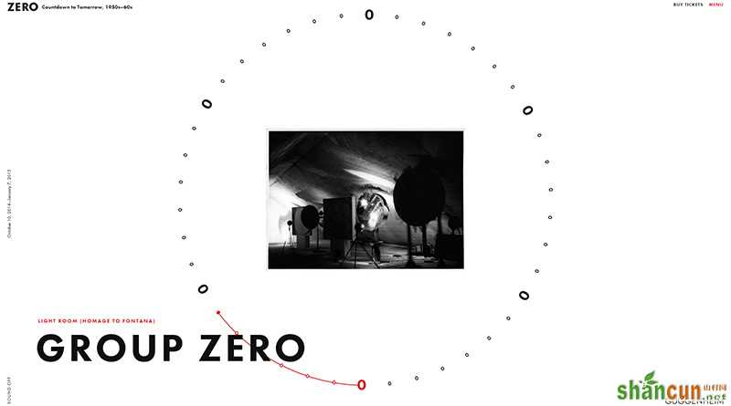 Guggenheim Zero in Best Creative Website Designs of 2014