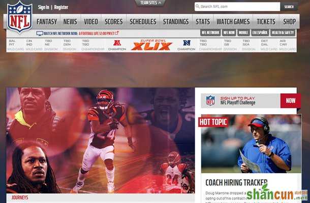 natio<em></em>nal football league nfl website