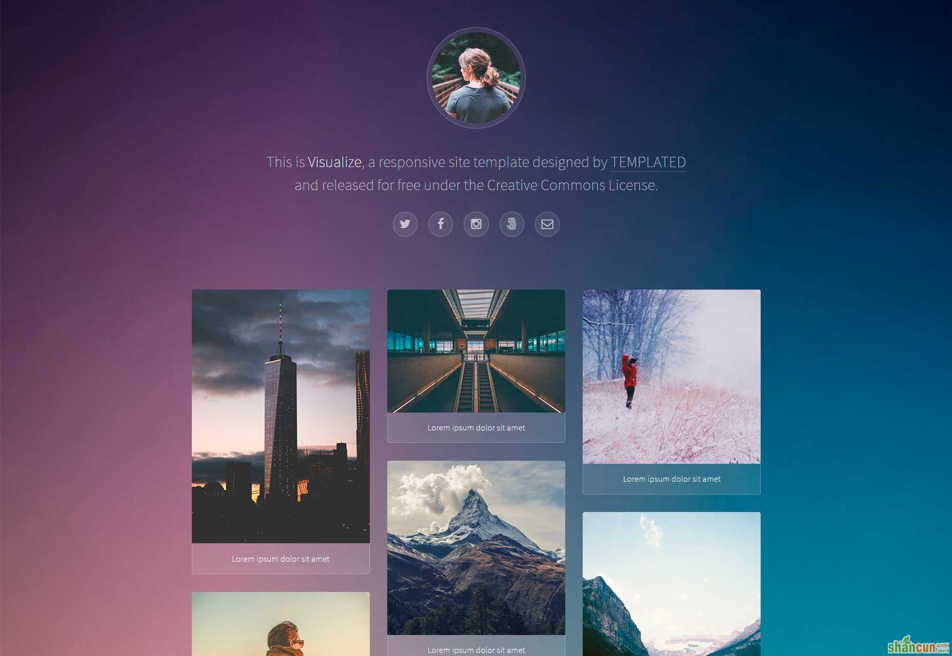 visualize-nice-responsive-web-portfolio-template