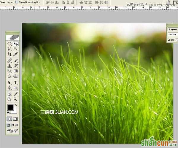 Photoshop清新风格绿色登陆框制作教程  山村教程