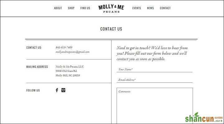 damndigital_15-inspiring-examples-of-contact-pages-and-forms_moly-&-me-pecans