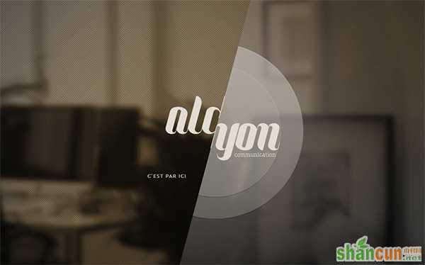 Alcyon Communication in 50 Dark Web Designs for Inspiration