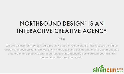 Northbound Design - 简约网站