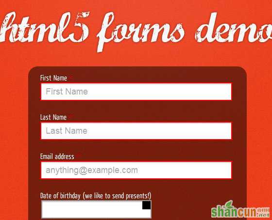 Fun with HTML5 Forms