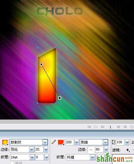 Fireworks教程:制作很炫的斜线条背景