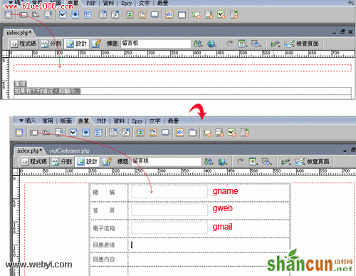 Dreamweaver制作基于WordPress的留言本