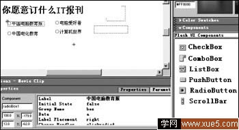 Flash轻松搞定单选题制作 山村