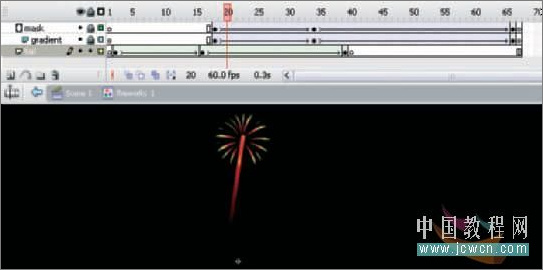 Flash cs3制作炫丽的烟花效果