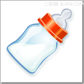 Flash CS3快速打造小奶瓶图标（图三十八）