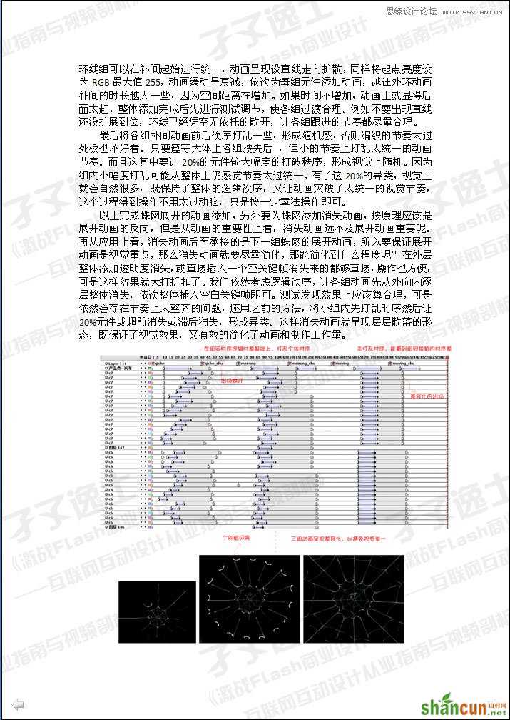 Flash实例教程：打造蜘蛛网动画效果 