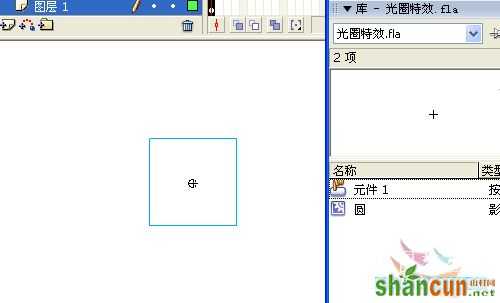 Flash新手教程:跟随鼠标的圈圈动画