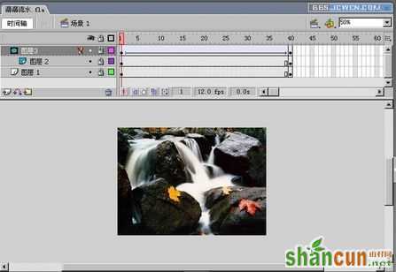 flash8打造瀑布动画效果教程