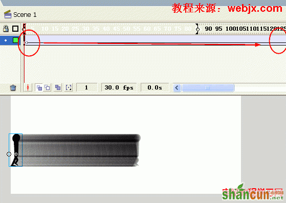 Flash 行走动画的几种实现方式  山村