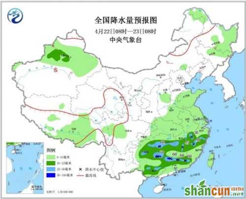 南方降水重心移至江南 西北再上30℃